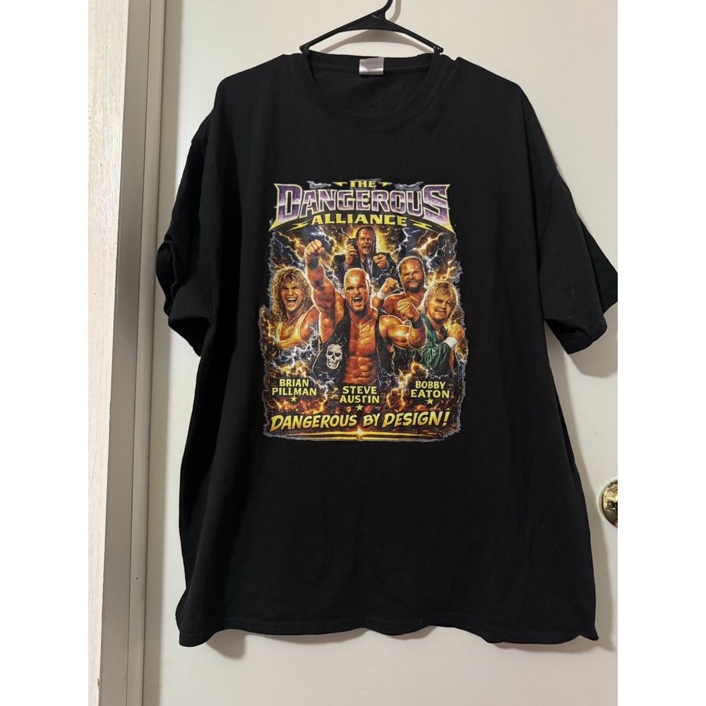 WCW The Dangerous Alliance Shirt Steve Austin Brian Pillman Men's Size 2XL